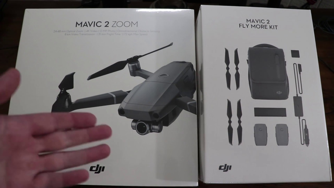DJI Mavic 2 Zoom and Fly More Kit Unboxing - YouTube