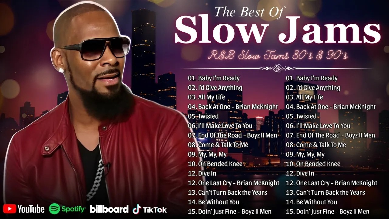 Smooth R&B Slow Jams Mix – 80s 90s Love & Soul Classics - R. Kelly