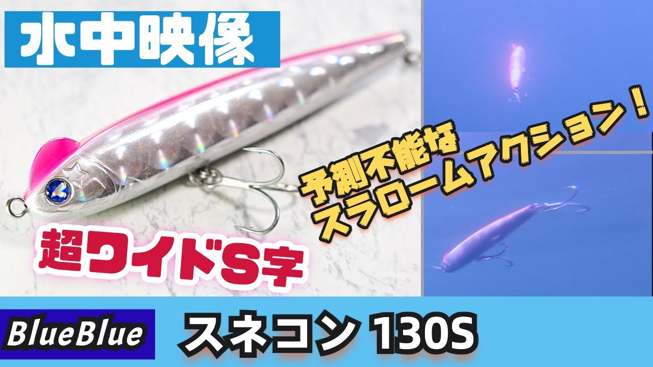 水中映像】スネコン130はオールシーズン一軍の対シーバス万能シンペン