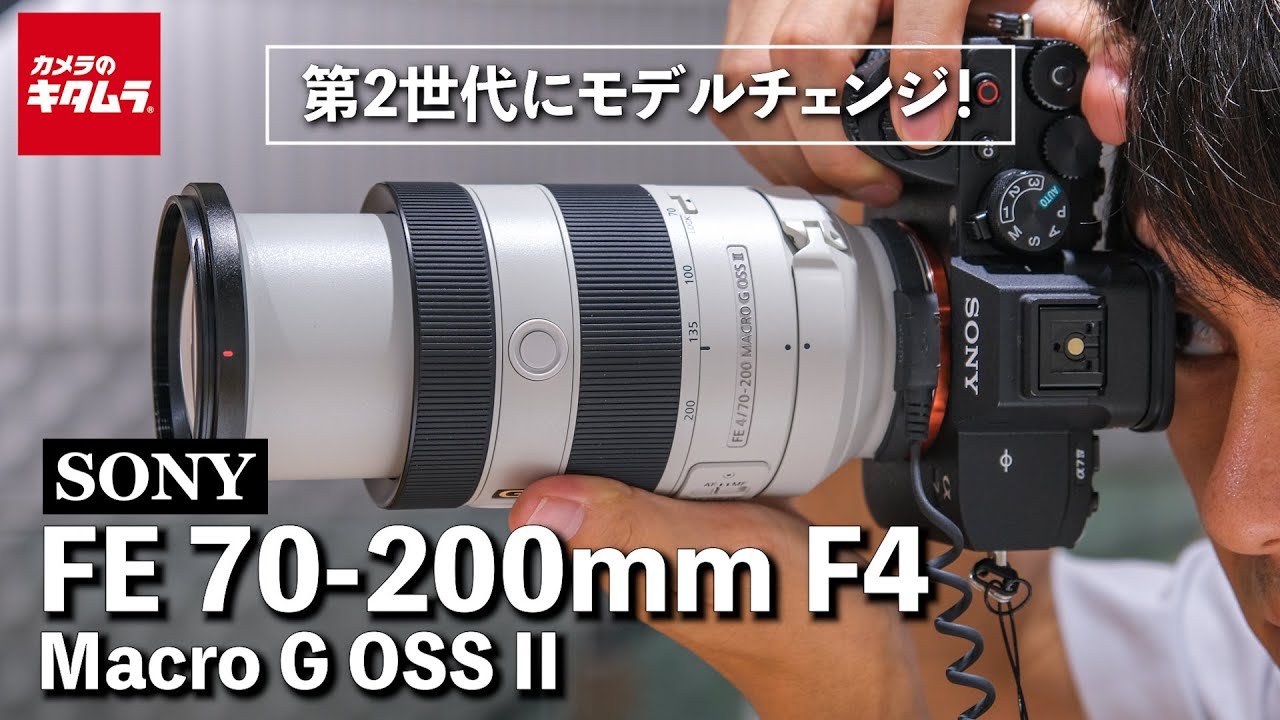 ソニー新製品】FE 70-200mm F4 Macro G OSS II｜ハーフマクロ撮影に