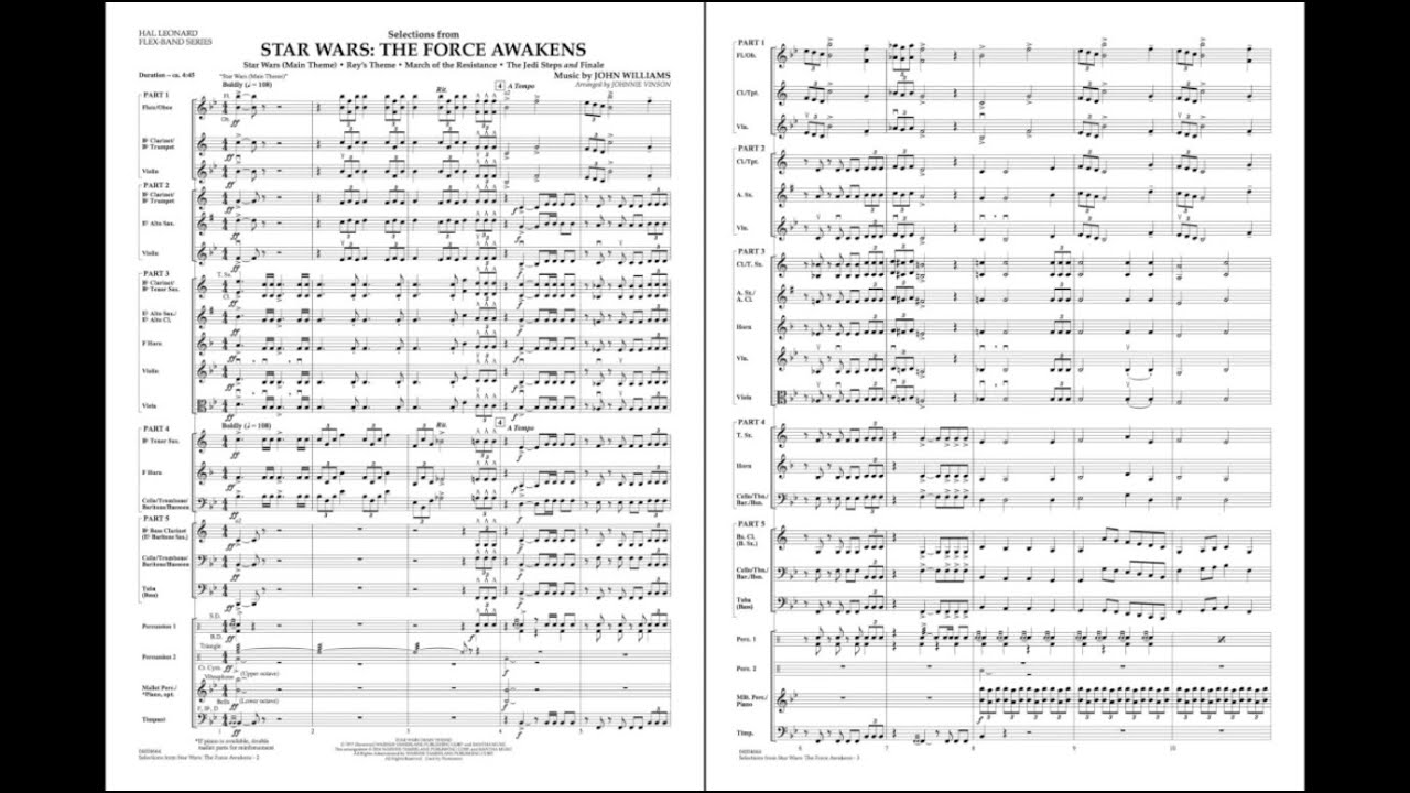 スター・ウォーズを吹奏楽で！編成別おすすめ輸入譜 | 吹奏楽の楽曲