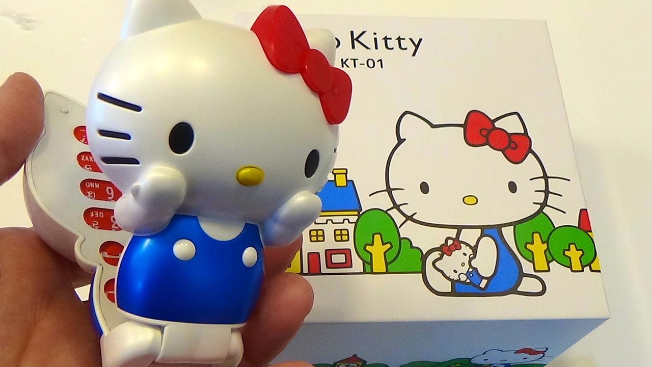 ほんもの携帯！！ハローキティフォン - YouTube