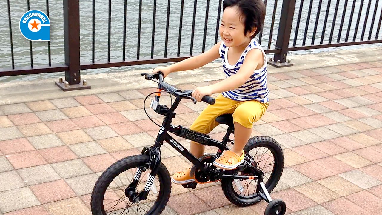 ドッペルギャンガーの子供用自転車に乗りました【がっちゃん5歳】DX16