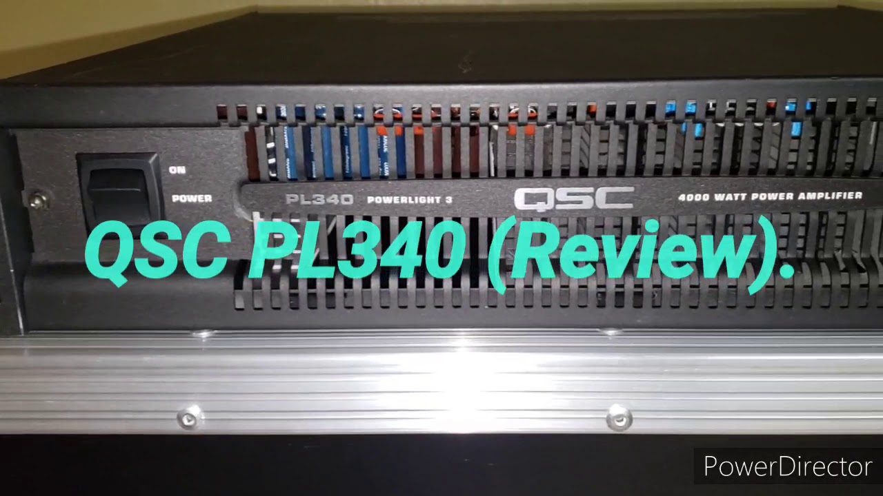 QSC PL340 (Review). - YouTube