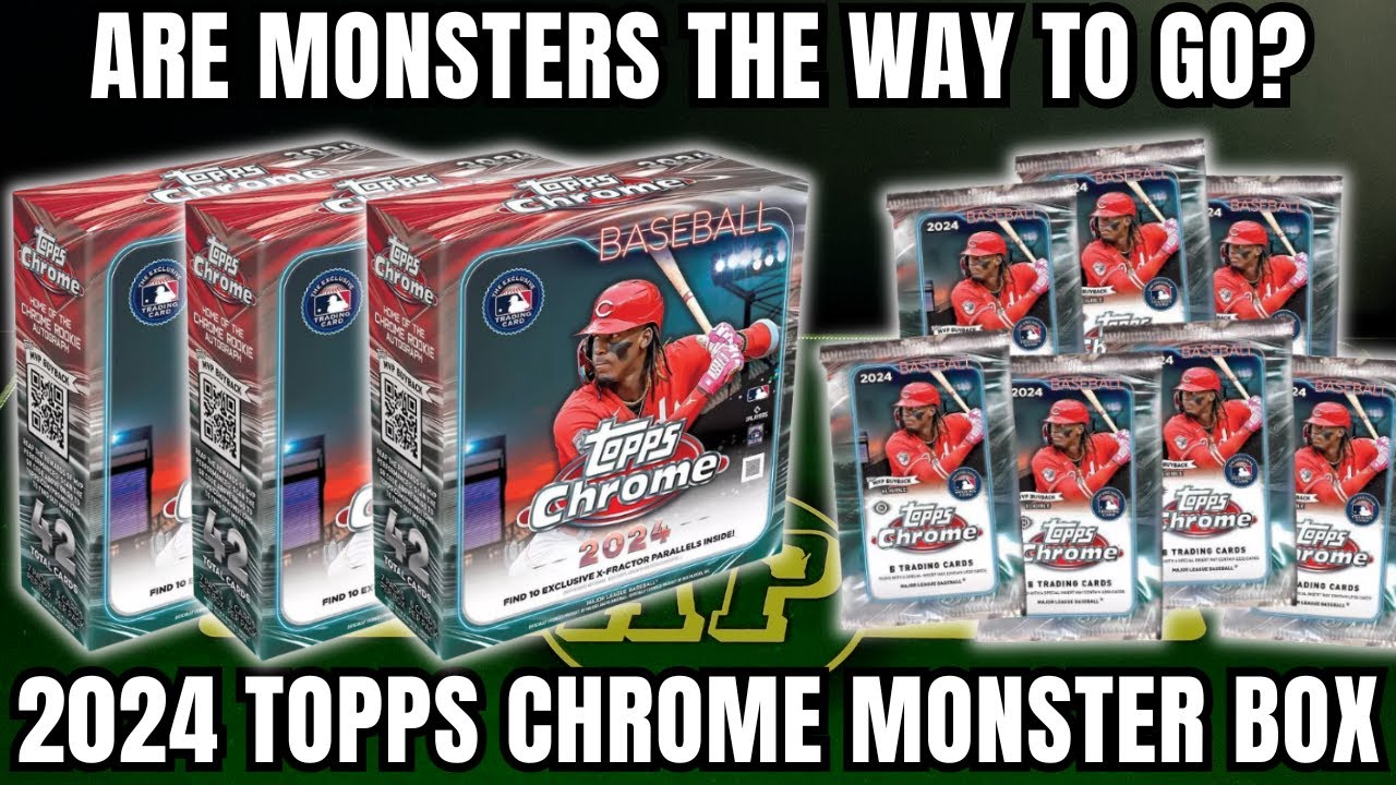 DO MONSTERS HAVE THE HITS? 2024 Topps Chrome Baseball Monster Box