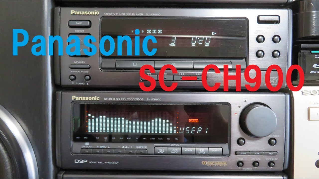 Panasonic バブルコンポ HALF(ハーフ） SC-CH900 イコライザー - YouTube