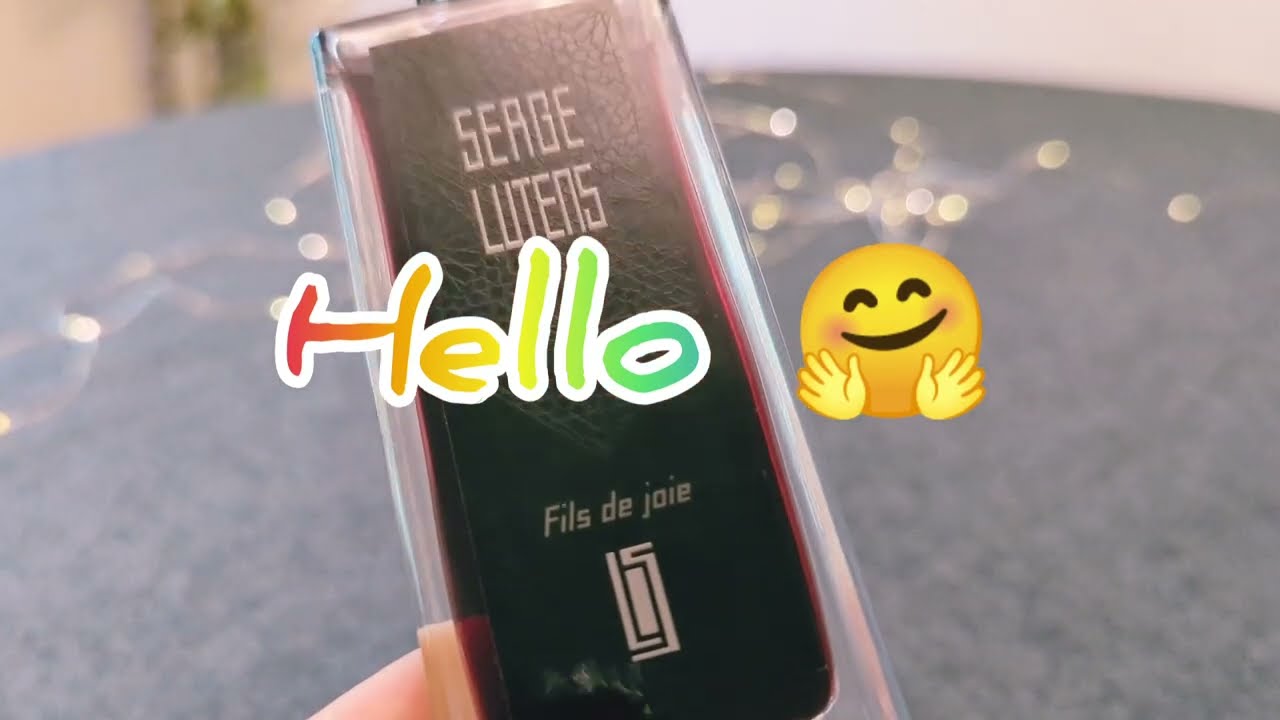 芦丹氏香水欢场之子Serge Lutens Fils de Joie测评- YouTube