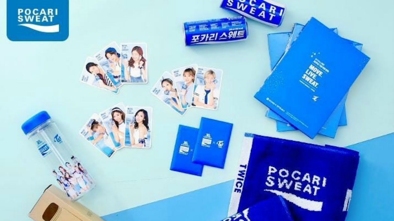 트와이스 (TWICE) x Pocari Sweat 30th Anniversary Event Goods - YouTube