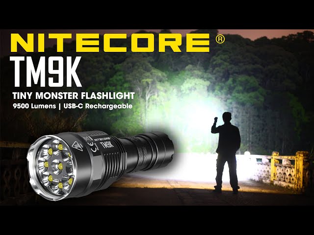 Discontinued) NITECORE TM9K Tiny Monster 9500 Lumen USB-C