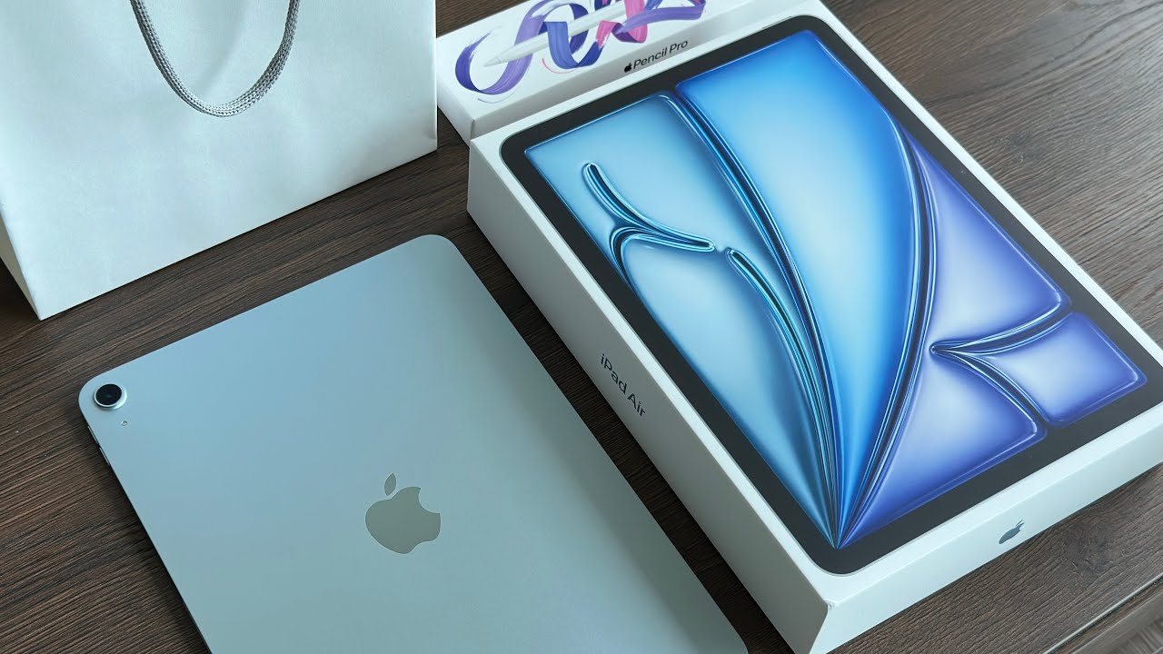 iPad Air M3 & Apple pencil Pro unboxing - YouTube