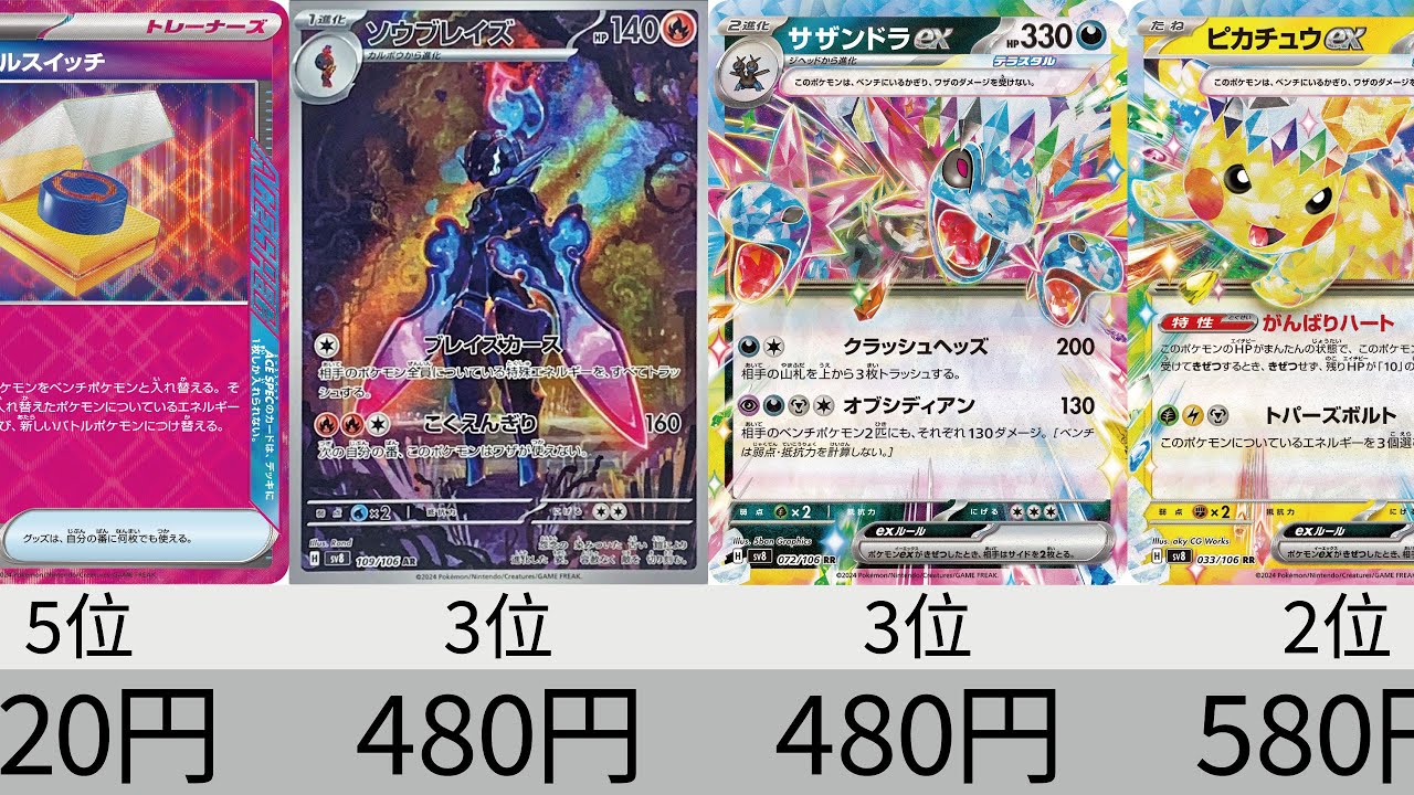 ポケカ】レアコイル高すぎ！AR＆RR＆ACESPEC「超電ブレイカー」初動