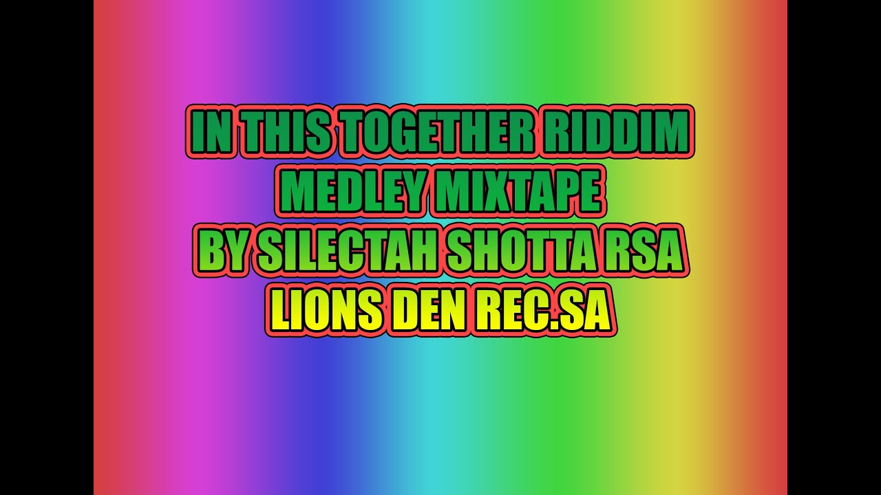 In This Together Riddim (1995) MIX - Cocoa Tea - Luciano & Louie