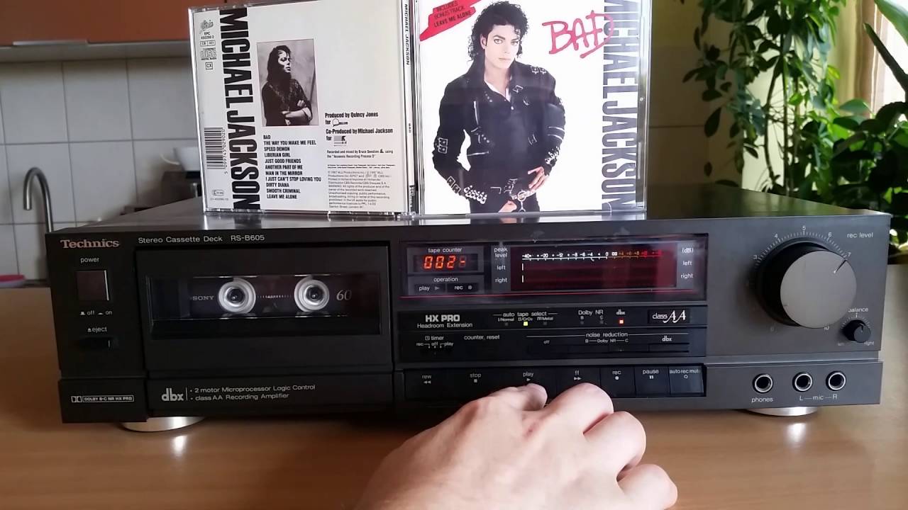 Technics RS-B605 - record with noise reduction DBX - YouTube