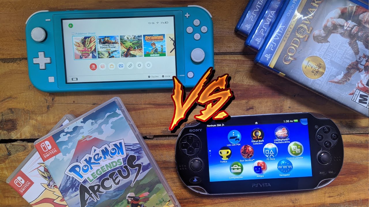 PS Vita VS Nintendo Switch - Qual é o MELHOR PORTÁTIL da