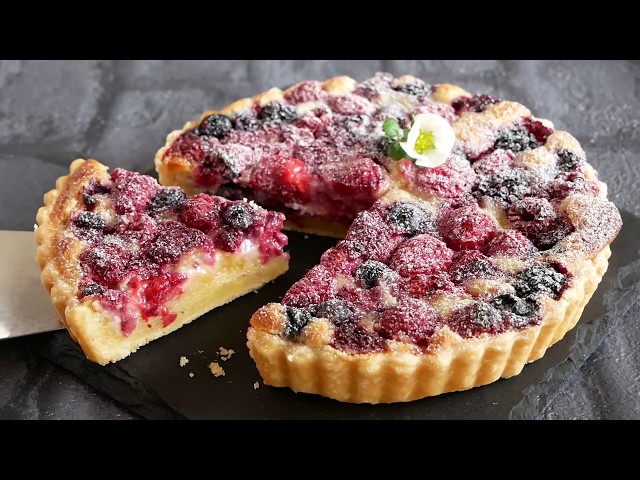 甘酸っぱい♡秋のミックスベリータルト | Mixed berry tart - YouTube