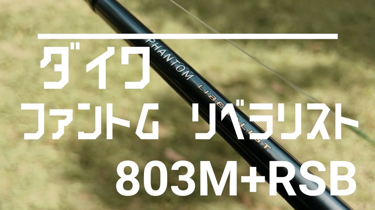 DAIWA】23 ファントム リベラリスト 803M+RSB - YouTube