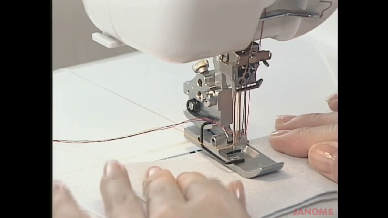 エスプリ 796R】10.トリプルカバーステッチとカバーステッチ - YouTube