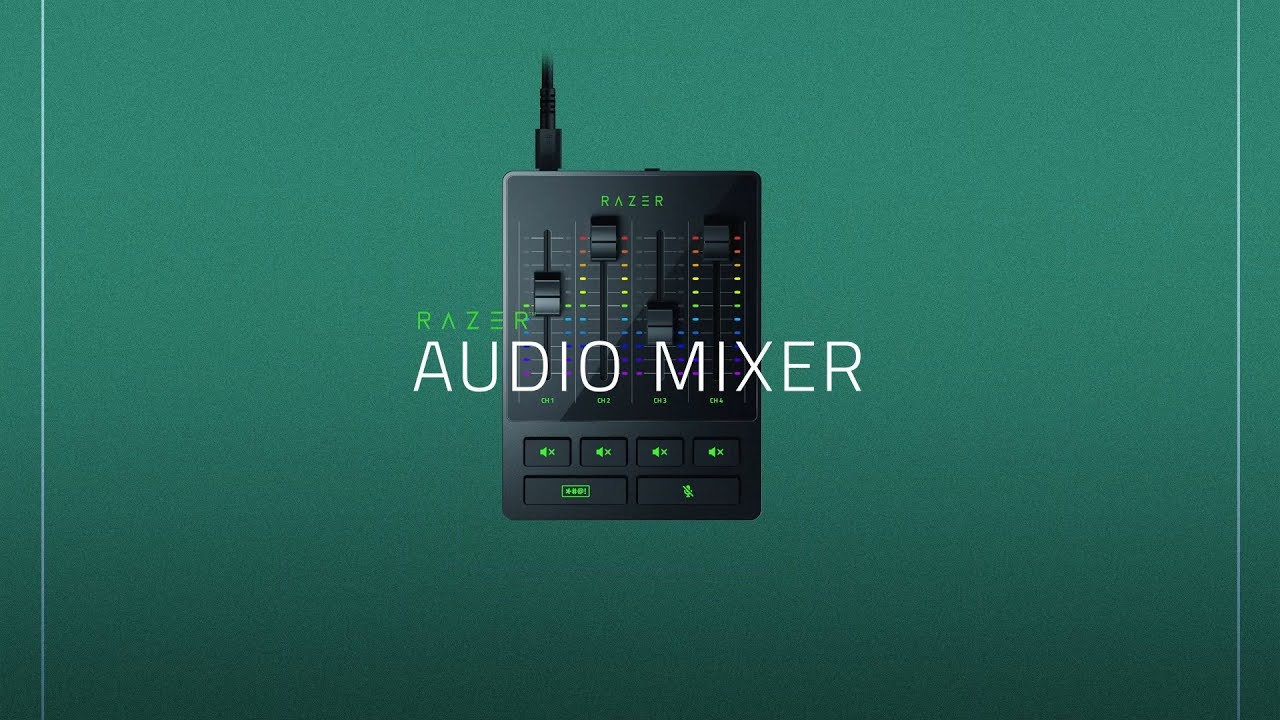 放送および配信用一体型アナログミキサー - Razer Audio Mixer | Razer