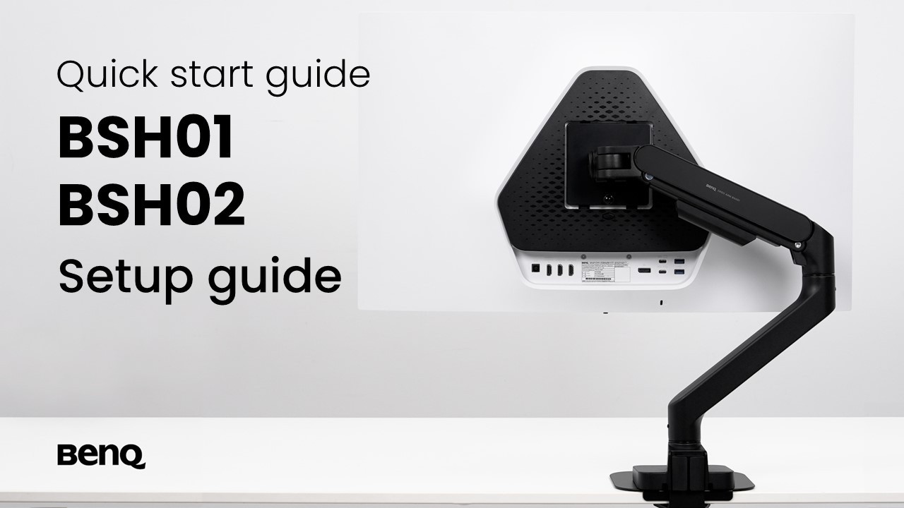 BenQ Ergo Monitor Arm – 44lbs Heavy-Duty, Desk Protection | BenQ US