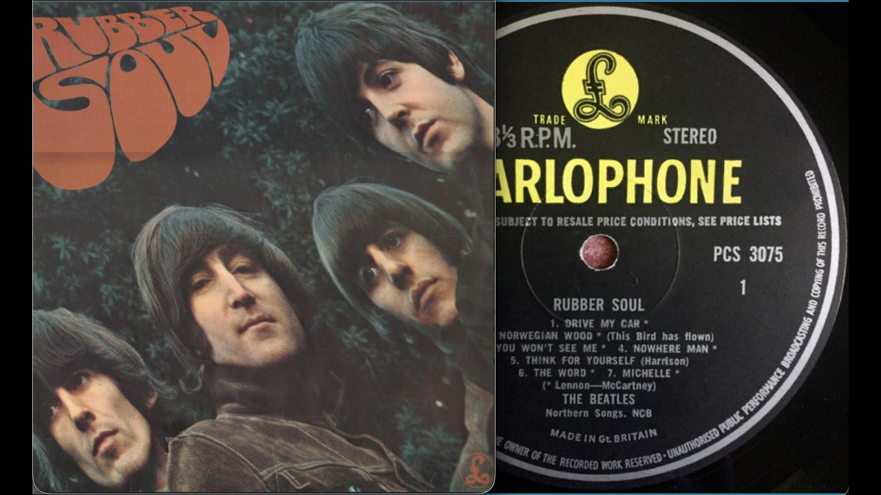 Beatles - 1st UK press - Rubber Soul - Mono - side 1 - YouTube