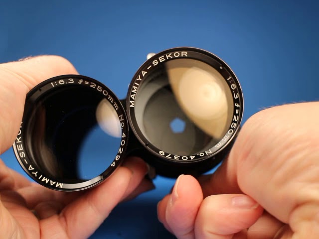 Mamiya Sekor 250mm TLR Lens - YouTube