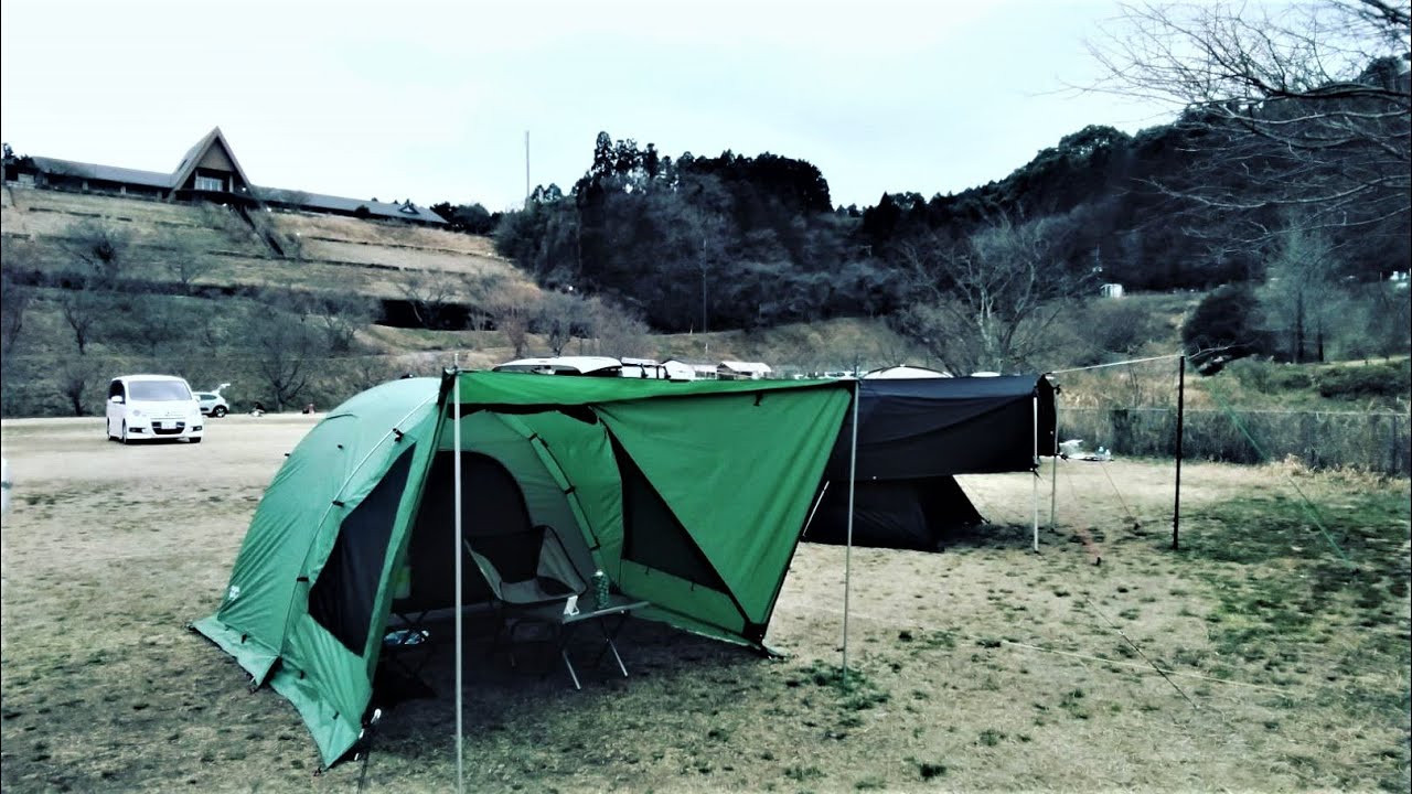 ユウカズロウテントで耐水圧実験どしゃ降りキャンプ【テントバカ