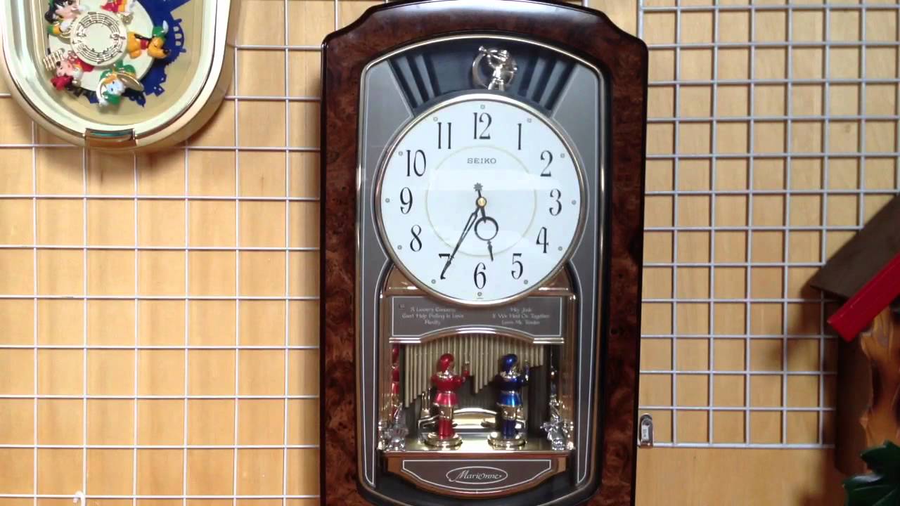 SEIKO マリオーヌ からくり時計 - YouTube