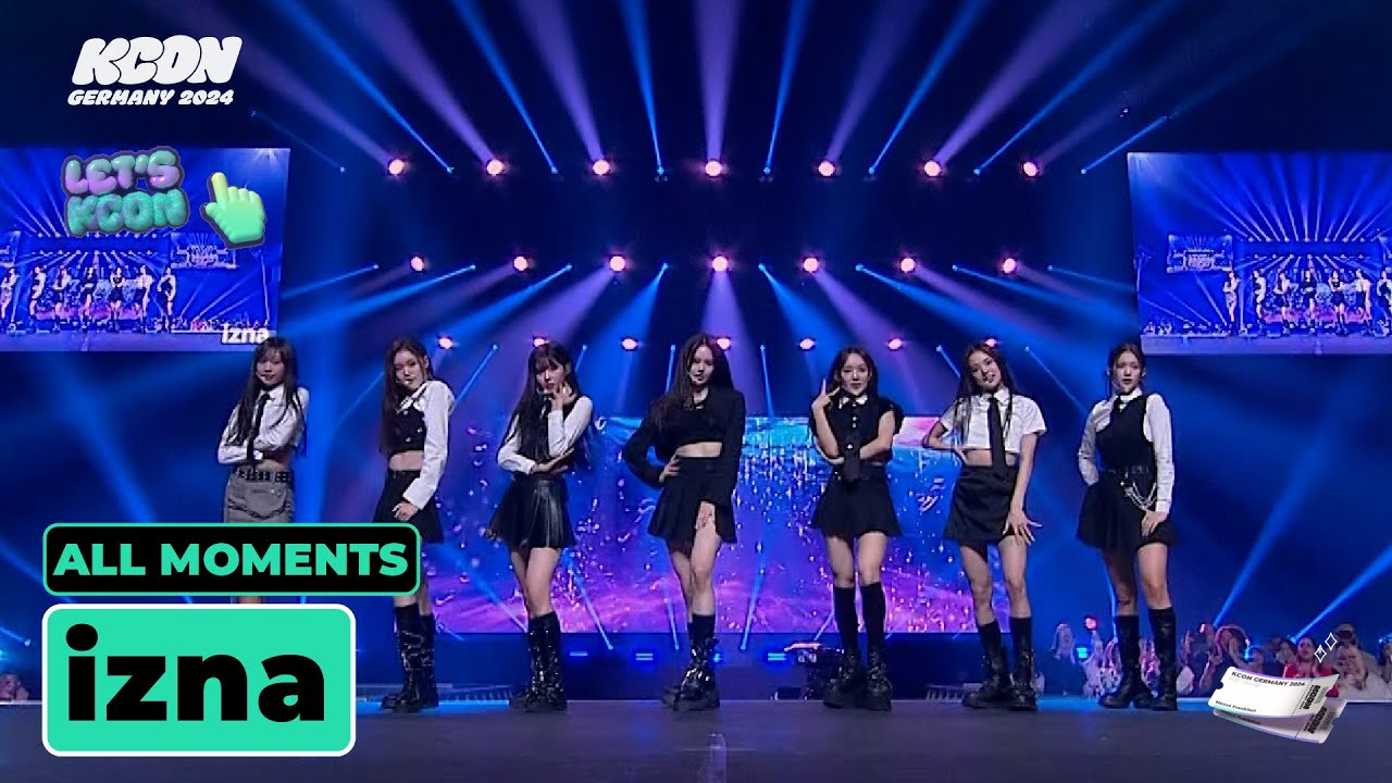 izna (이즈나) ALL MOMENTS 🎁💜 | KCON GERMANY 2024 - YouTube