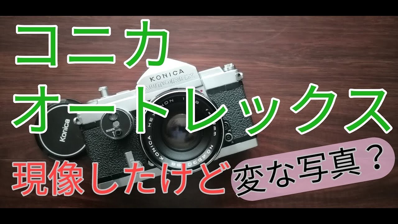 フィルムカメラ】コニカオートレックスでフルサイズ⇒ハーフサイズで