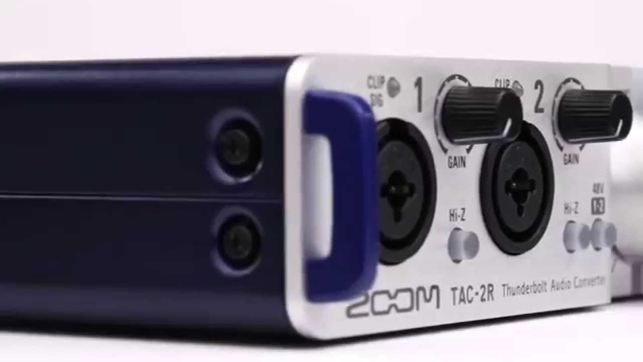 Zoom TAC-2R 2-Channel Thunderbolt Audio Interface Overview | Full