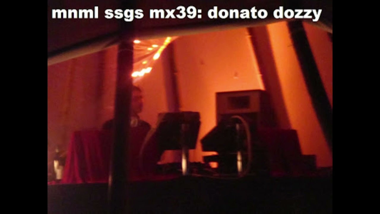 mnml ssgs mx39: donato dozzy pt 1+2 - YouTube