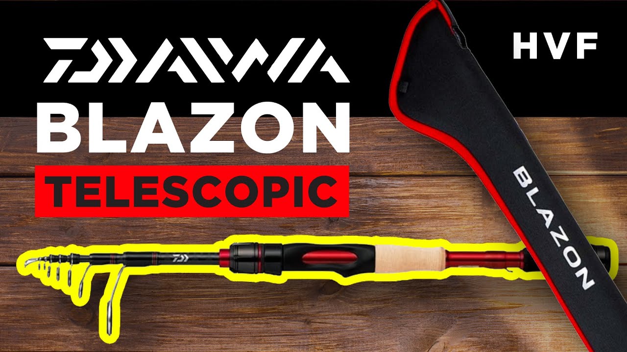 Daiwa Blazon Telescopic Fishing Rod - YouTube