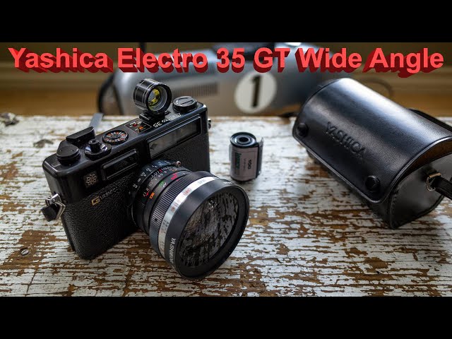 Yashica Electro 35 GT 35mm Film Camera & Wide Lens Adapter Test
