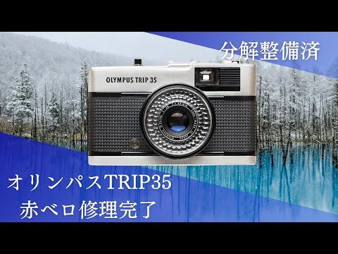 オリンパスTRIP35、修理完了！📸赤ベロが正常に作動しないトラブルも