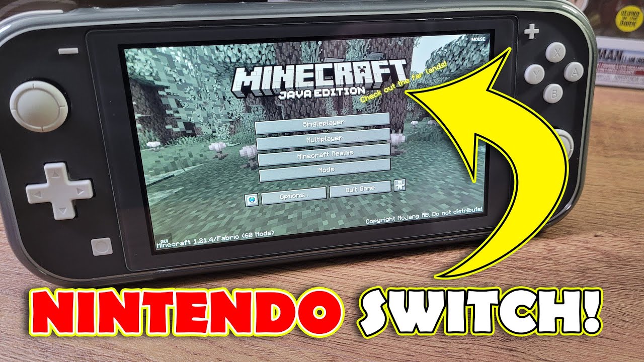 Java Minecraft On The Nintendo Switch - YouTube