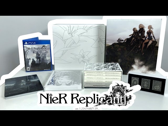 NieR Replicant White Snow Collector's Edition Unboxing | ver