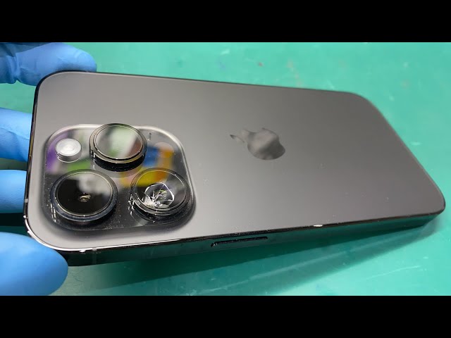 iPhone 14 Pro カメラレンズカバー割れ交換修理【11,000円】 - YouTube