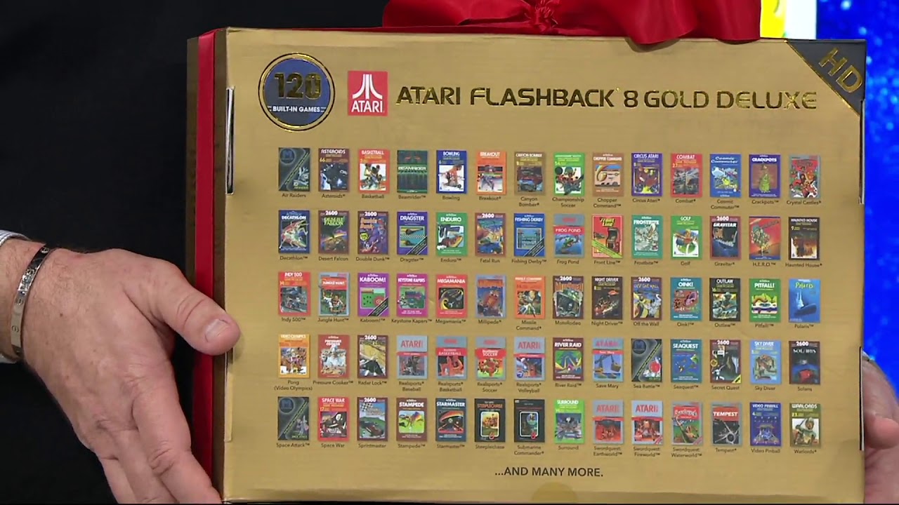 Atari Flashback 8 Gold Deluxe HD Console with 120 Games and