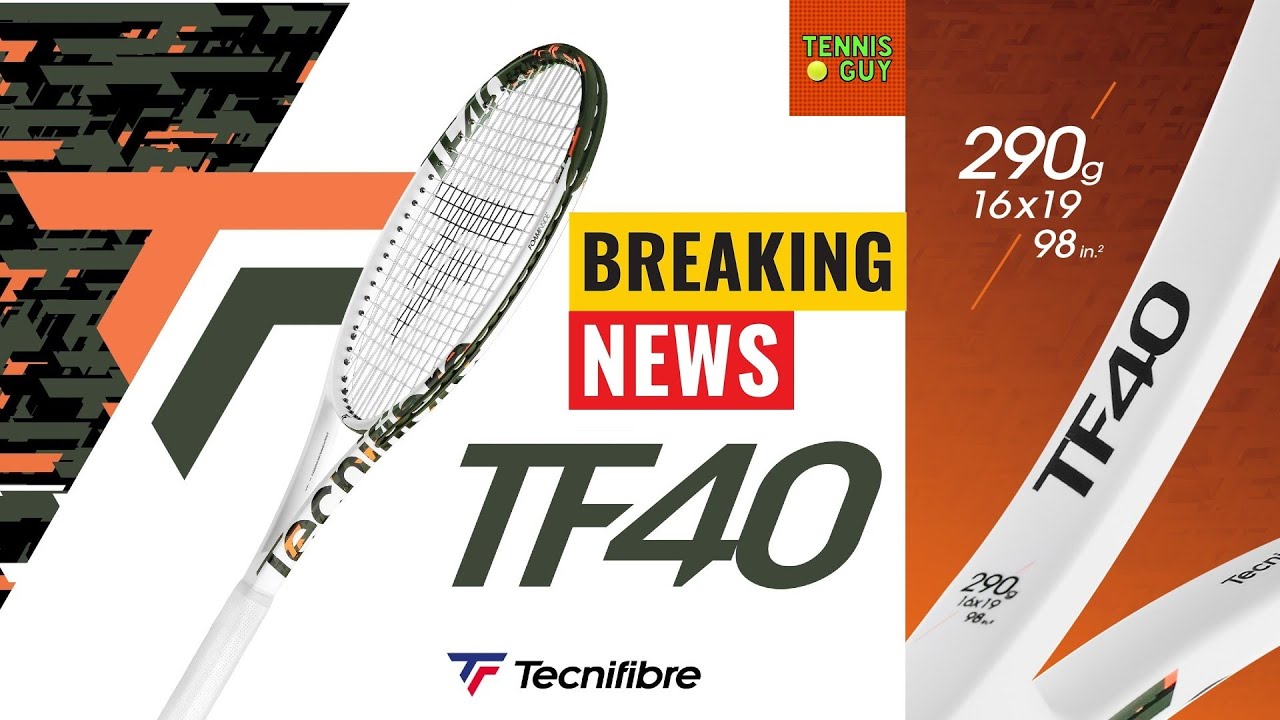 New Tecnifibre TF40 290g 16x19 Tennis Racket In Camo Design Is Out