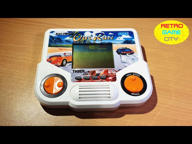 TIGER ELECTRONICS LCD Game Handheld Out Run - YouTube