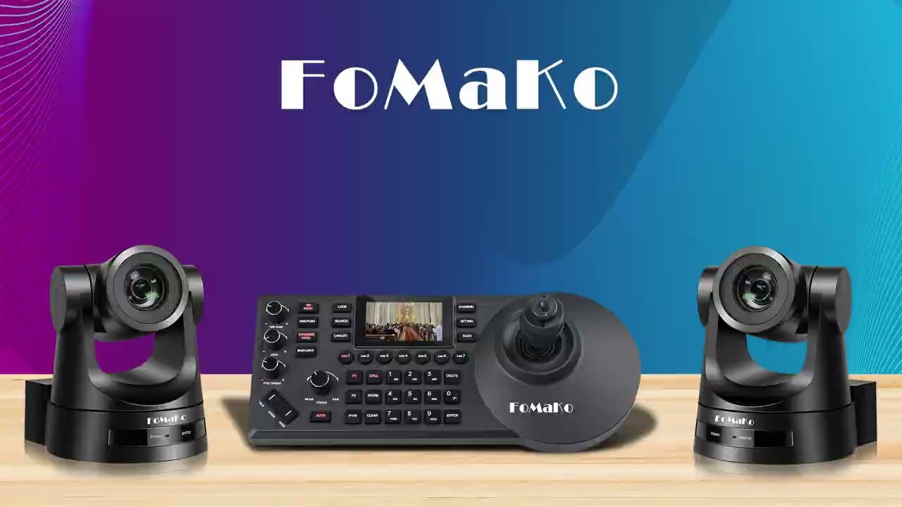 FoMaKo PTZコントローラー PoE機能 PTZカメラ コントローラー KC608