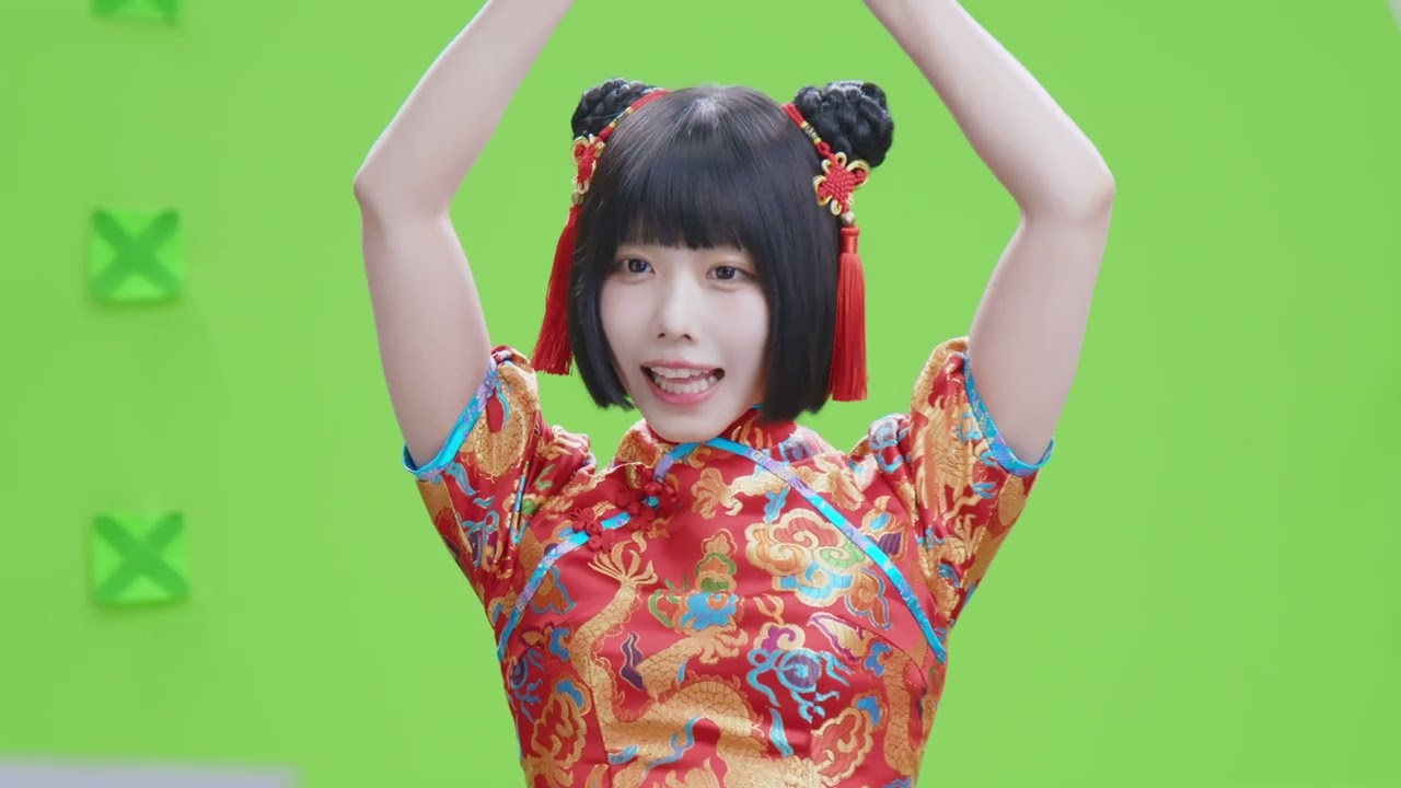 Ano-chan transforms into three Asian characters: Making-of video