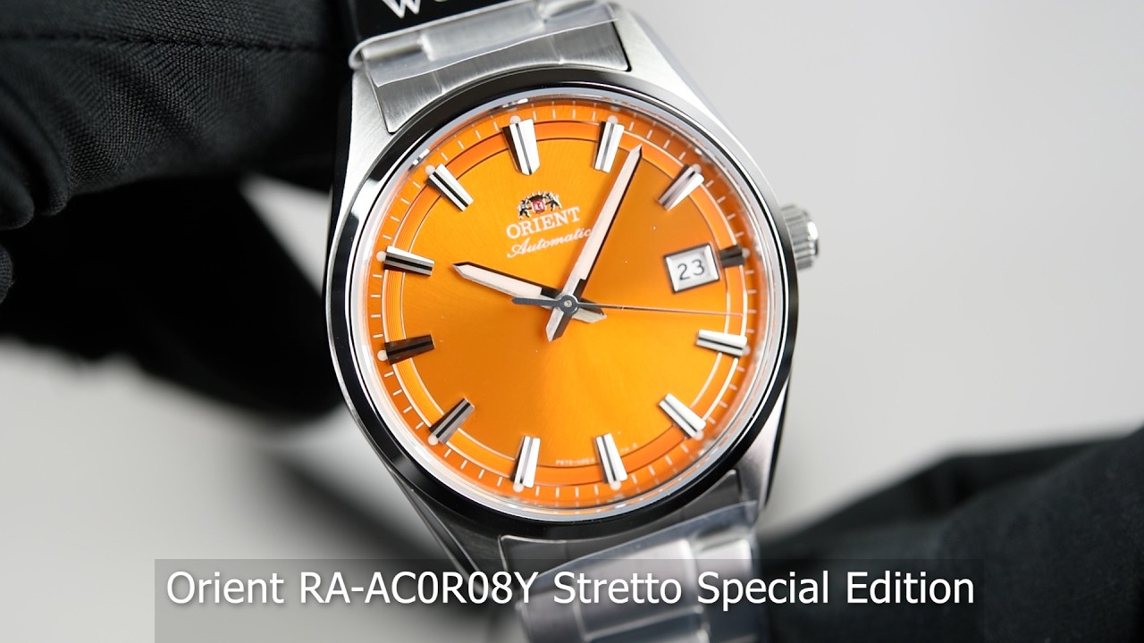Orient RA-AC0R08Y Stretto Special Edition - YouTube