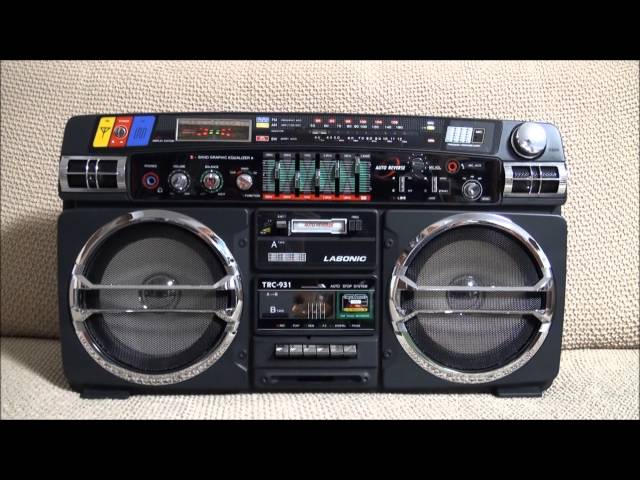LASONIC ラジカセ TRC-931mkⅢ Ghettoblaster - YouTube