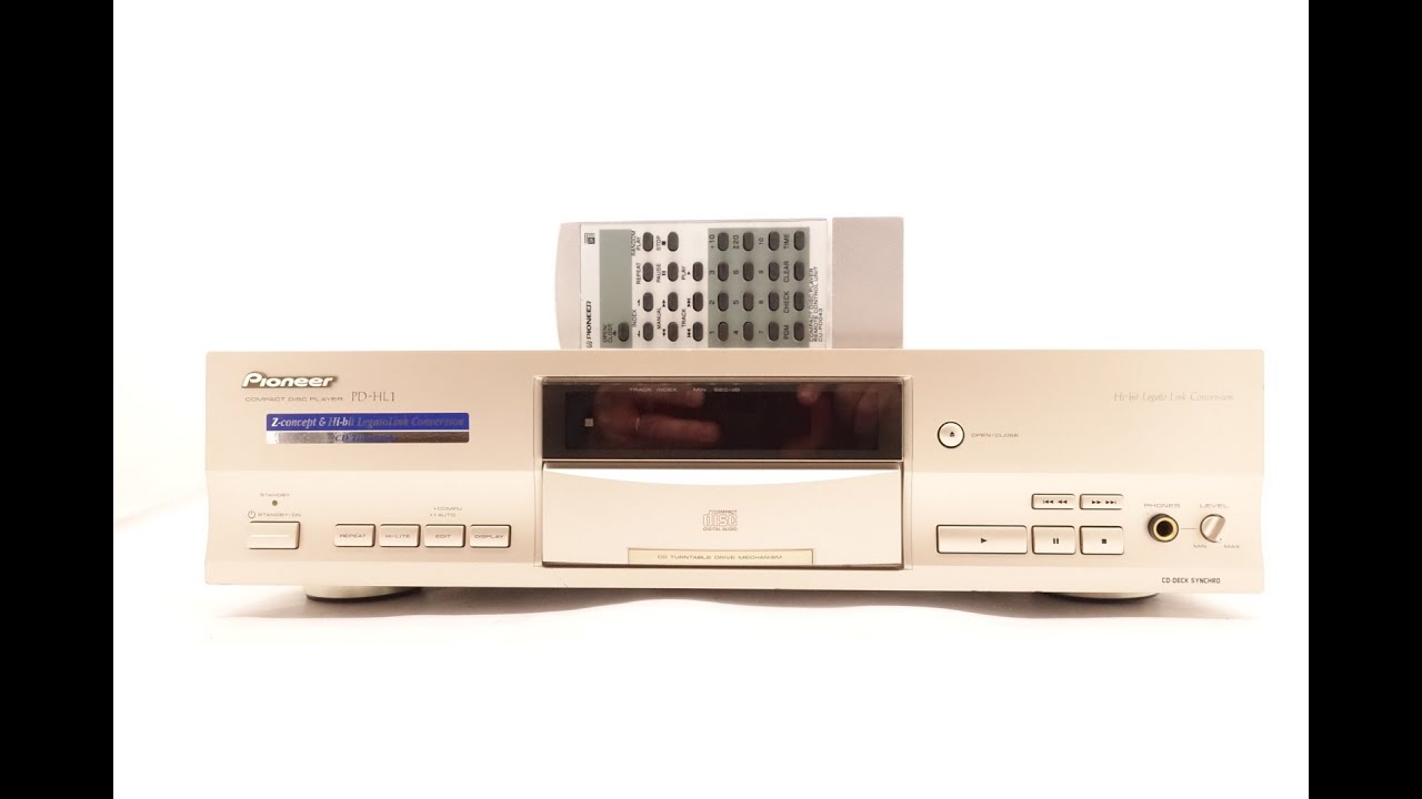 CD player Pioneer PD-HL1 - YouTube