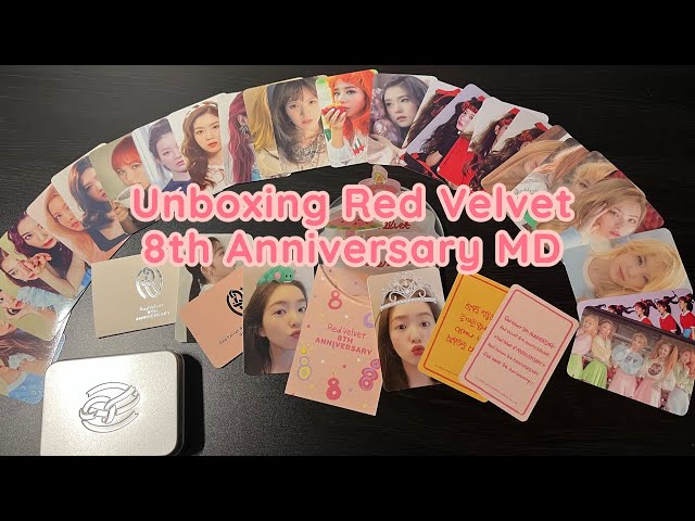 Unboxing] Red Velvet 8th Anniversary MD ⟡ photocard set, Irene