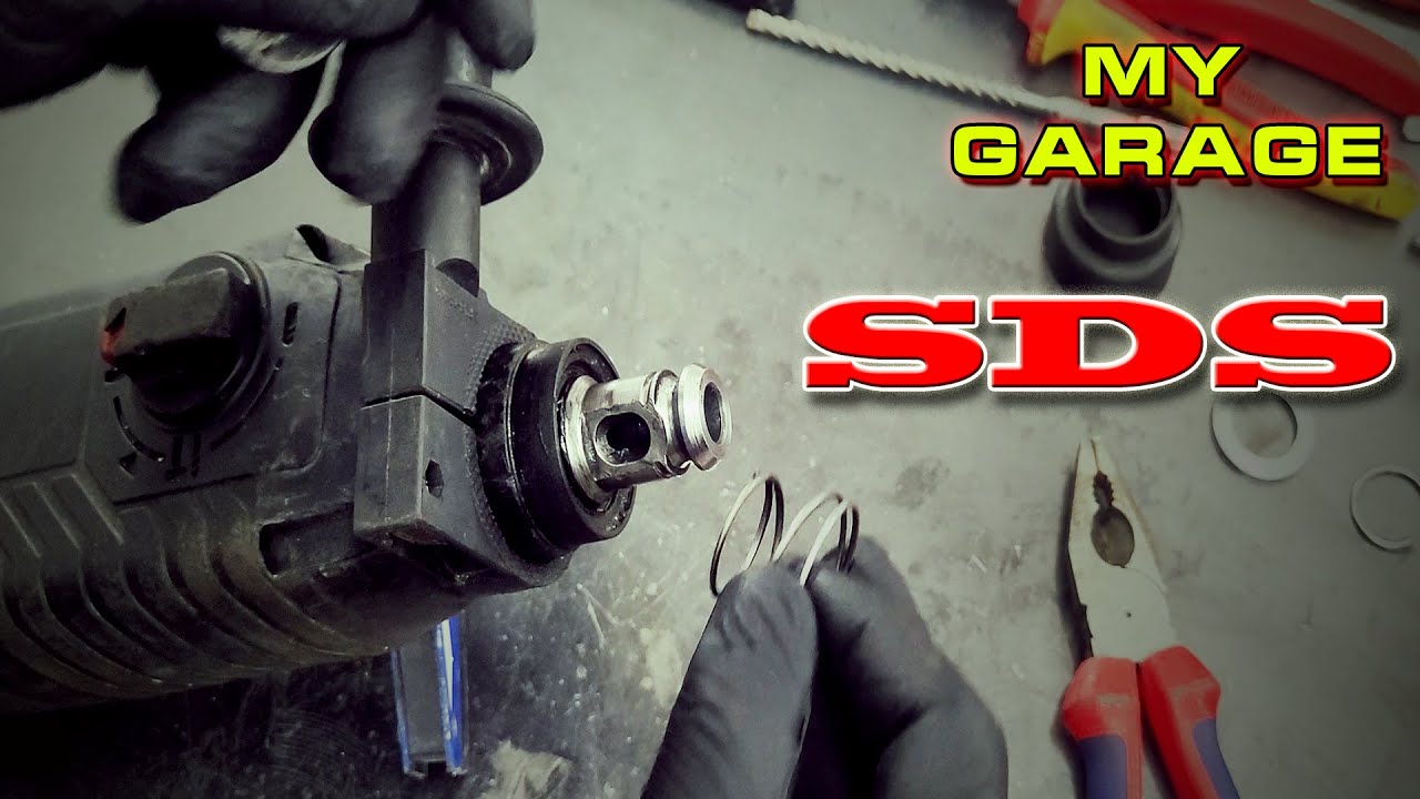Bosch SDS chuck repair My Garage. - YouTube