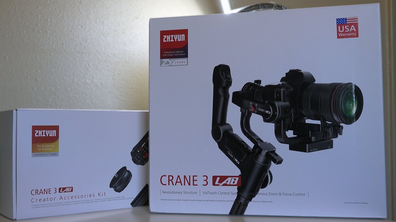 Zhiyun Crane 3 Lab Kit Unboxing and Setup!! - YouTube