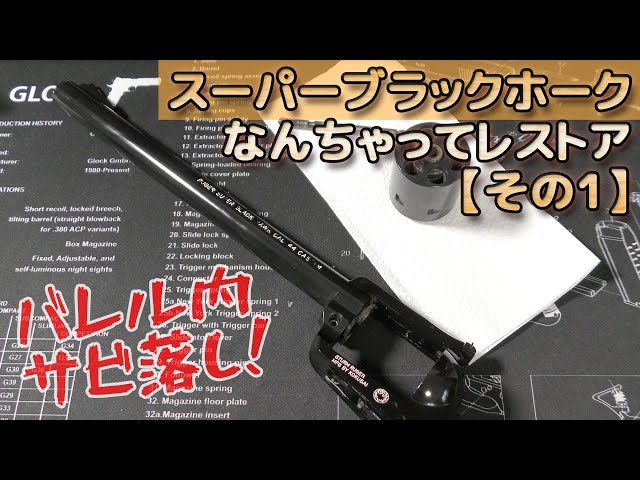 Remove petrified gunpowder and rust from your firing model gun