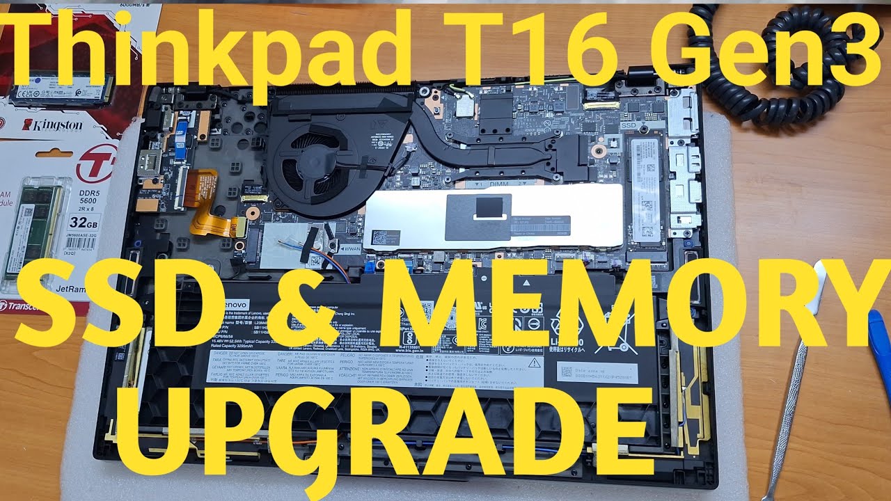 how to upgrade memory on Thinkpad T16 Gen3 #lenovolaptop #upgrade